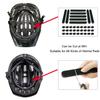 Aoutacc Helmet Padding Kit, Bicycle Replacement Universal Foam Pads Kits Set Mats for Bike Motorcycle Cycling Helmet Accessories view 2