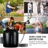 Portable Camping Shower, 5gallons/20 liters Rechargeable air Pump Outdoor Electric Camping Shower, 8 Spray Modes, Solar Heating Black PVC airbag, Built-in Thermometer, Beach, Camping, Hiking view 2