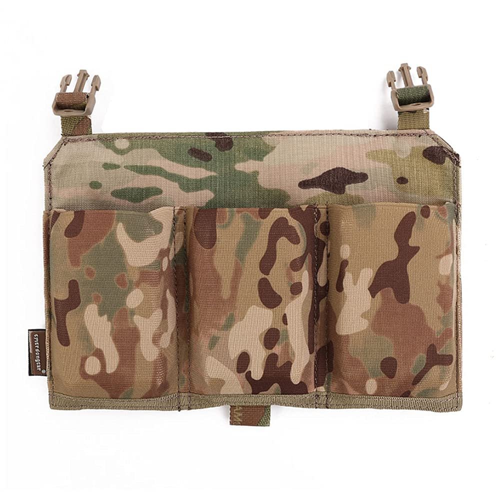 Emersongear Fast Buckle M4 Triple Magazine Pouch Panel for 419 and 420 Vest
