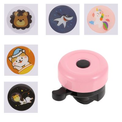 1set Lovely Cartoon Bike Bell for Boys and Girls Super Loud Bicycle Horn Easy to Install Lightweight for Boy Girl Bicycles Design