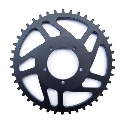 CNC 42T Chain Wheel Chainring Sprocket Wheel for BAFANG BBSHD BBS03 48V 1000W Middle Drive Kits (Blue)