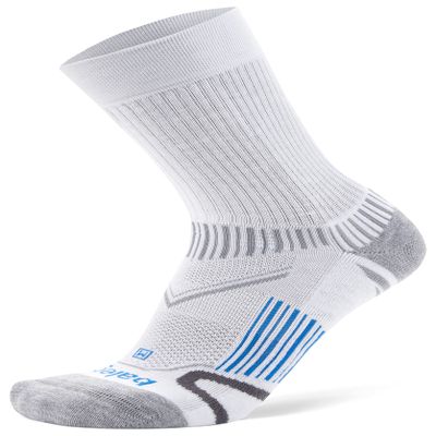 Balega Enduro Arch Support Performance Crew Athletic Running Socks for Men and Women (1 Pair), White, Small