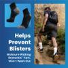 Balega Enduro Arch Support Performance Crew Athletic Running Socks for Men and Women (1 Pair), Black, Large view 3