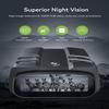Digital Night Vision Binoculars for Adults,1080P Infrared Binoculars Night Vision Goggles,3-10x Magnification,1640ft Viewing Range,5W 850NM High Sensitivity COMS Sensor With 64GB SD Card for Hunting view 2