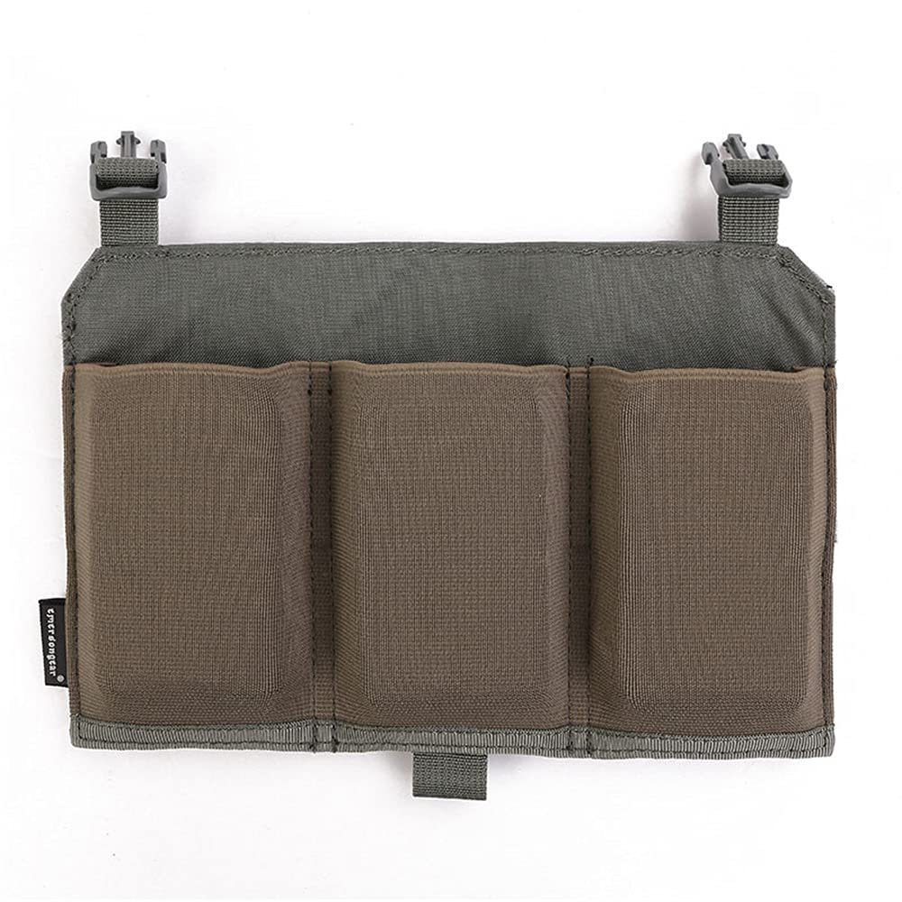 Emersongear Fast Buckle M4 Triple Magazine Pouch Panel for 419 and 420 Vest