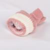 MioCloth Cute Kids Half Finger Gloves Winter Keep Warm Knitted Hand Gloves for Children Girl Boy Age 5-10 Cold Weather Accessories Pink view 3