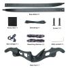 Black Hunter Recurve Bow for Adults Archery Bow Archery Set Adult Longbow 60" 20-55 lbs Right Hand Aluminium Alloy Riser with Arrow Rest for Outdoor Targeting Practice Competition (40lbs) view 3