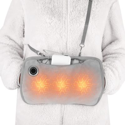 Rechargeable Hand Warmers, Portable Graphene Heated Gloves Handwarmers Bag with 10000MAH Power Bank&3 Heat Modes, Fast Electric Heating Pad Pouch Muff for Men,Pain Releif,Gift, Golf,Camping&Fishing
