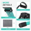 Uten Folding Pedal Exerciser, Under Desk Bike Pedal Exerciser, Mini Under Desk Exercise Bike Foot Hand Cycle Portable, Arm and Leg Exercise Peddler Machine with LCD Monitor, Leg Exercise Equipment view 2