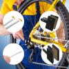 BBTO 8 Pairs Bike Brake Pads Compatible with Trp Tektro Shimano Deore Brakes Bike Disc Bike Brake Pads(Resin Semi Metallic,Black) view 4