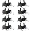 BBTO 8 Pairs Bike Brake Pads Compatible with Trp Tektro Shimano Deore Brakes Bike Disc Bike Brake Pads(Copper Semi Metallic,Black) view 1
