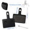 BBTO 8 Pairs Bike Brake Pads Compatible with Trp Tektro Shimano Deore Brakes Bike Disc Bike Brake Pads(Copper Semi Metallic,Black) view 2