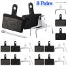 BBTO 8 Pairs Bike Brake Pads Compatible with Trp Tektro Shimano Deore Brakes Bike Disc Bike Brake Pads(Copper Semi Metallic,Black) view 3