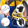 BBTO 8 Pairs Bike Brake Pads Compatible with Trp Tektro Shimano Deore Brakes Bike Disc Bike Brake Pads(Copper Semi Metallic,Black) view 4