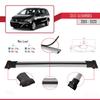 apline Compatible with Seat Alhambra 2 (7N) 2010-2020 Fly Model Car Roof Rack Cross Bar Grey Aluminium 2 Bars view 4