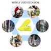 VBoo Waterproof Shoe Covers, Non-Slip Water Resistant Overshoes Silicone Rubber Rain Shoe Cover Outdoor cycling Protectors apply to Men, Women, Kids (Small, Yellow) view 2