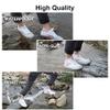 VBoo Waterproof Shoe Covers, Non-Slip Water Resistant Overshoes Silicone Rubber Rain Shoe Cover Outdoor cycling Protectors apply to Men, Women, Kids (Small, Pink) view 3