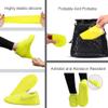 VBoo Waterproof Shoe Covers, Non-Slip Water Resistant Overshoes Silicone Rubber Rain Shoe Cover Outdoor cycling Protectors apply to Men, Women, Kids (Small, Pink) view 4