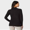 32 Degrees Heat Womens Heavyweight Baselayer Mock Neck Long Sleeve Fleece Top, Black, Large view 4