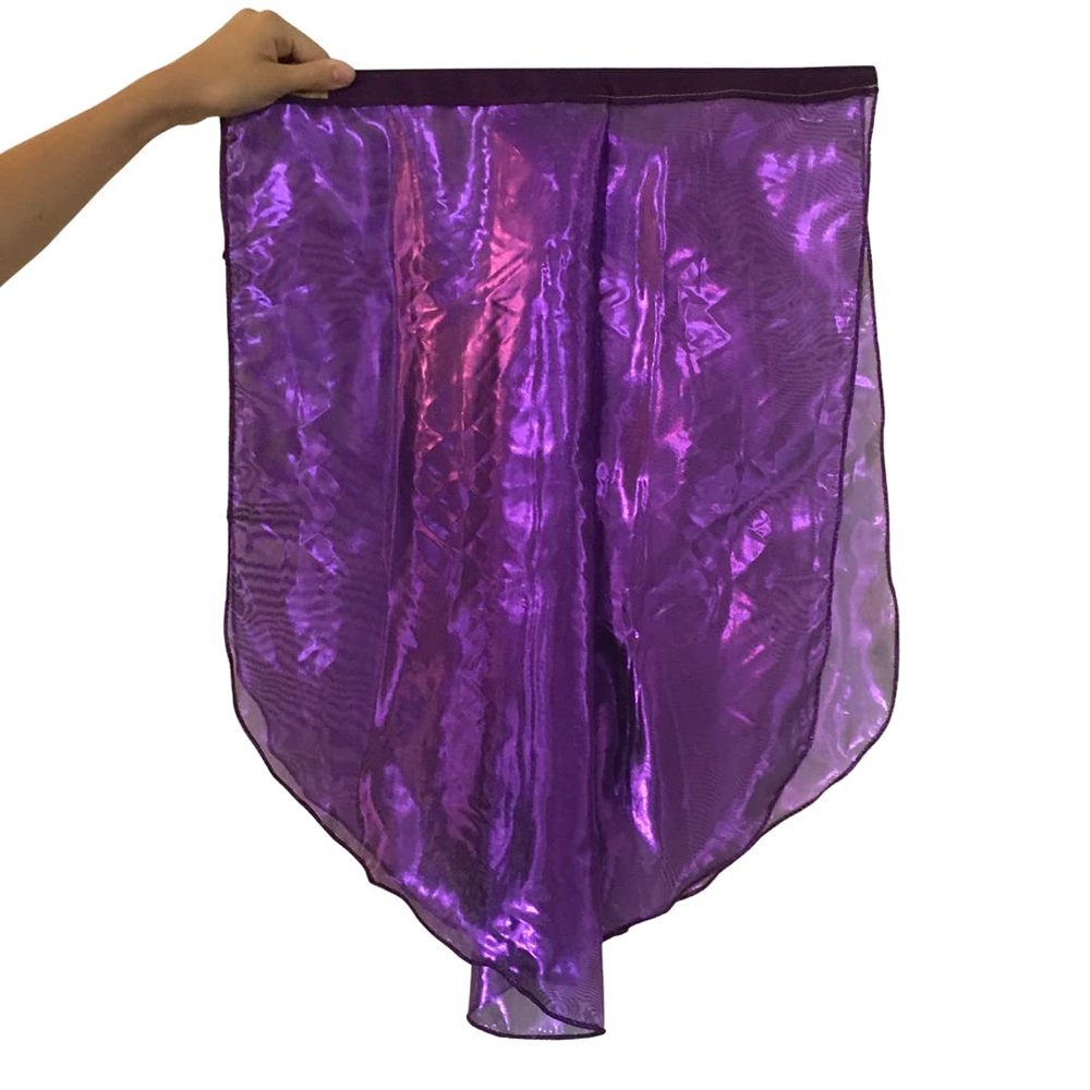 20 Colors Poly Quill Flag Flex Rod 30" Long Colorful Flowy Flexible Bendeez Church Liturgical Praise Prophetic Worship Adoration Dance Banner Dance Small Shield (Violet)