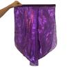 20 Colors Poly Quill Flag Flex Rod 30" Long Colorful Flowy Flexible Bendeez Church Liturgical Praise Prophetic Worship Adoration Dance Banner Dance Small Shield (Violet) view 1