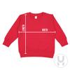 USA Word with Flag - United States Toddler Fleece Crewneck Sweater (Black, 5T/6T) view 4