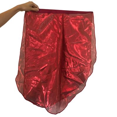 20 Colors Poly Quill Flag Flex Rod 30" Long Colorful Flowy Flexible Bendeez Church Liturgical Praise Prophetic Worship Adoration Dance Banner Dance Small Shield (red)