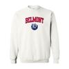 UGP Campus Apparel AW03 - Belmont University Bruins Arch Logo Crewneck Sweatshirt - 2X-Large - White view 1