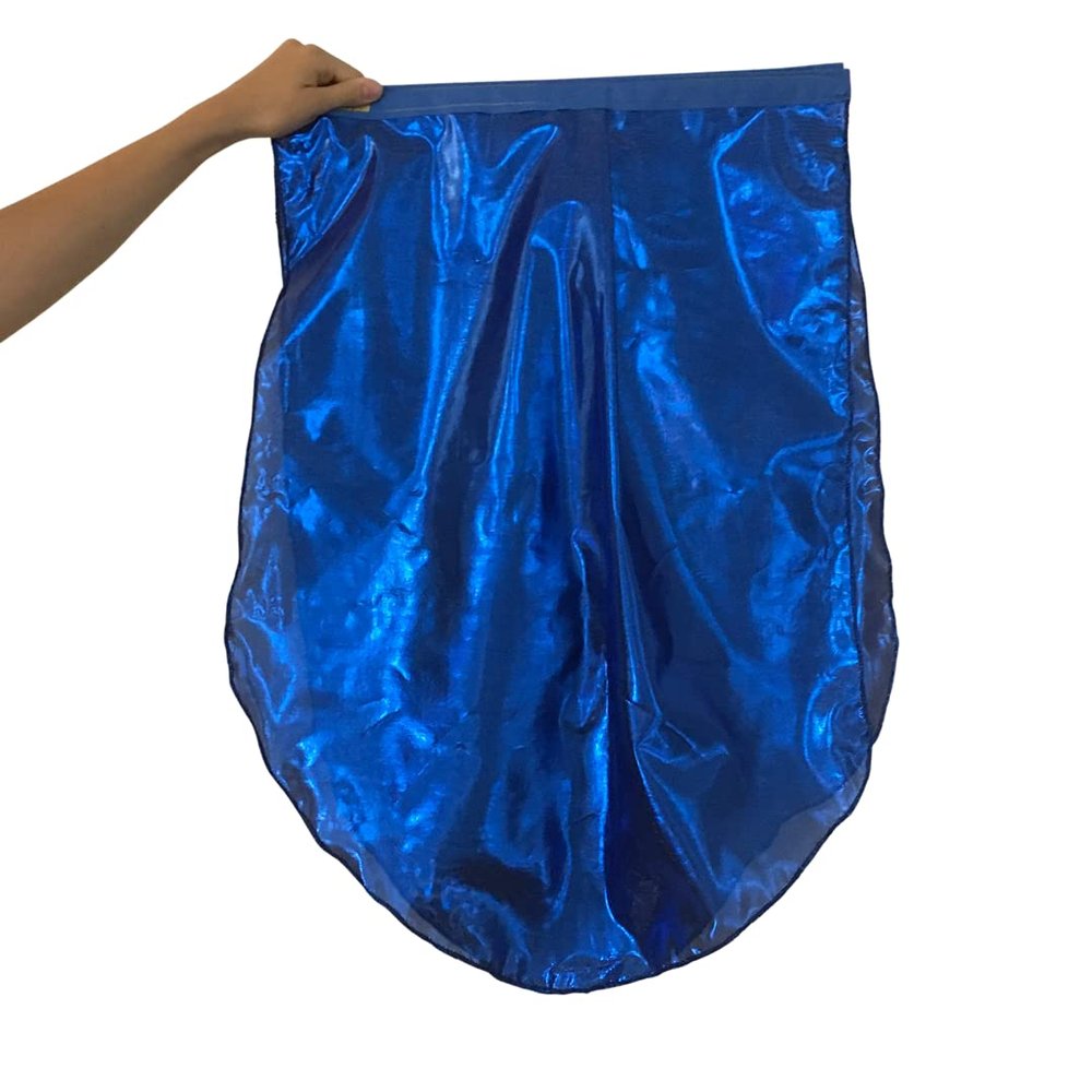 20 Colors Poly Quill Flag Flex Rod 30" Long Colorful Flowy Flexible Bendeez Church Liturgical Praise Prophetic Worship Adoration Dance Banner Dance Small Shield (Royal)