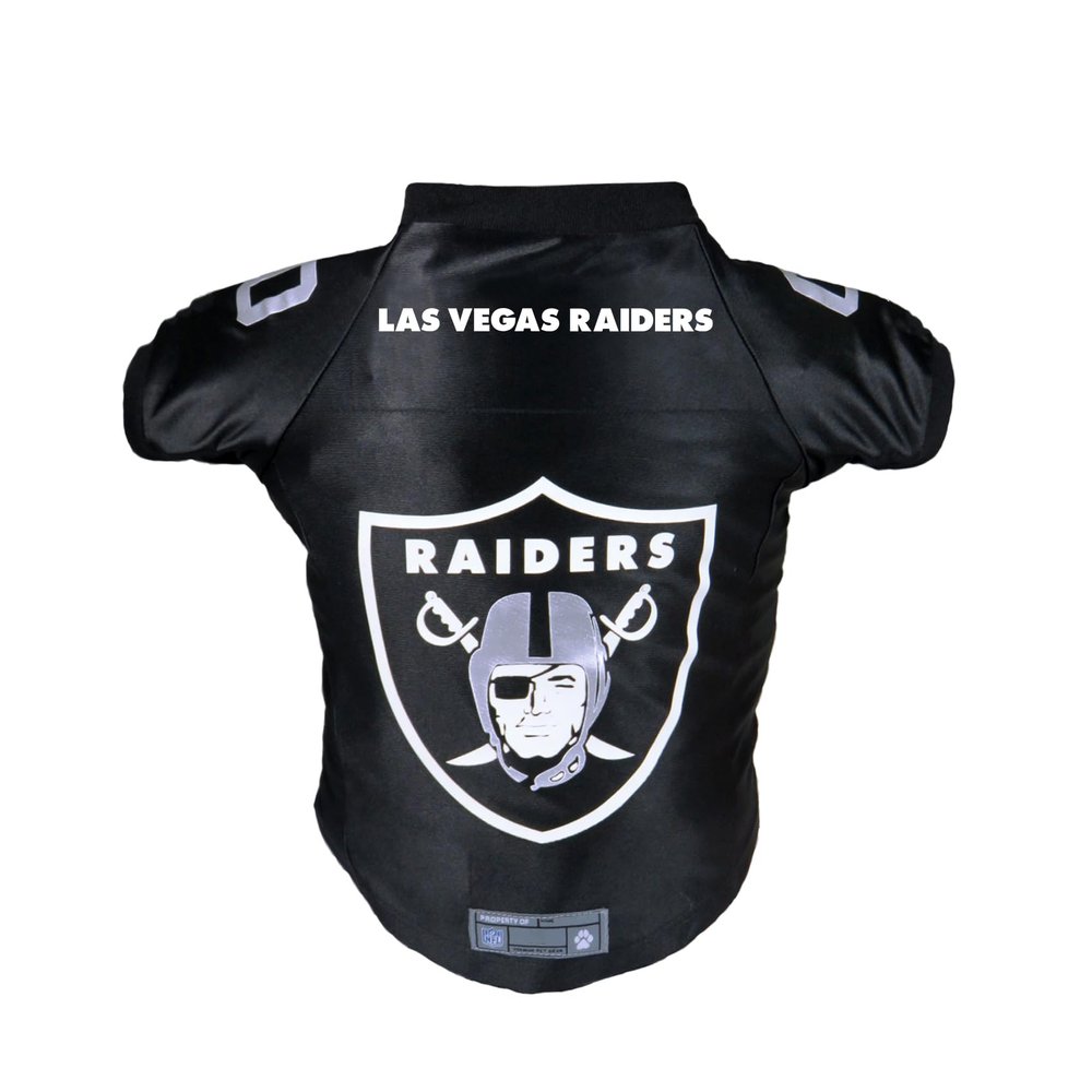 Littlearth NFL Las Vegas Raiders Premium Pet Jersey, Team Color, X-Large