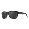 Wiley X Ovation Sunglasses, Safety Glasses for Men and Women, UV Eye Protection for Shooting, Fishing, Biking, and Extreme Sports, Matte Black Frames, Smoke Grey Tinted Lenses view 1