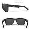 Wiley X Ovation Sunglasses, Safety Glasses for Men and Women, UV Eye Protection for Shooting, Fishing, Biking, and Extreme Sports, Matte Black Frames, Smoke Grey Tinted Lenses view 3