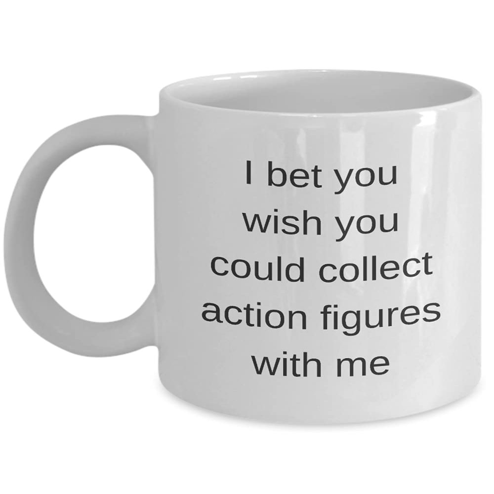 Action Figure Mug, Action Figure Collector Gift Idea for Collector Edition Action Figure, 11 oz