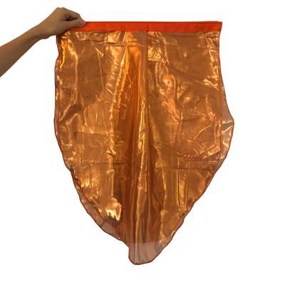 20 Colors Poly Quill Flag Flex Rod 30" Long Colorful Flowy Flexible Bendeez Church Liturgical Praise Prophetic Worship Adoration Dance Banner Dance Small Shield (fire)