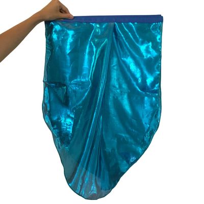 Prophetic Worship Banners, 20 Colors Poly Quill Flag Flex Rod 30In Long Colorful Flowy Flexible Bendeez Church Liturgical Praise Adoration Dance Banner Small Shield (Turquoise), Flags