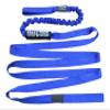 Boat Lines & Dock Ties Sand Anchor Tie Off Strap with Bungee - Made in USA (Blue, 15 Feet) view 1