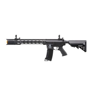 Lancer Tactical Gen 2 Polymer Airsoft M4 Interceptor SPR AEG with High Speed Airsoft Magazine (Gun Only-Airsoft Speed Loader Included)