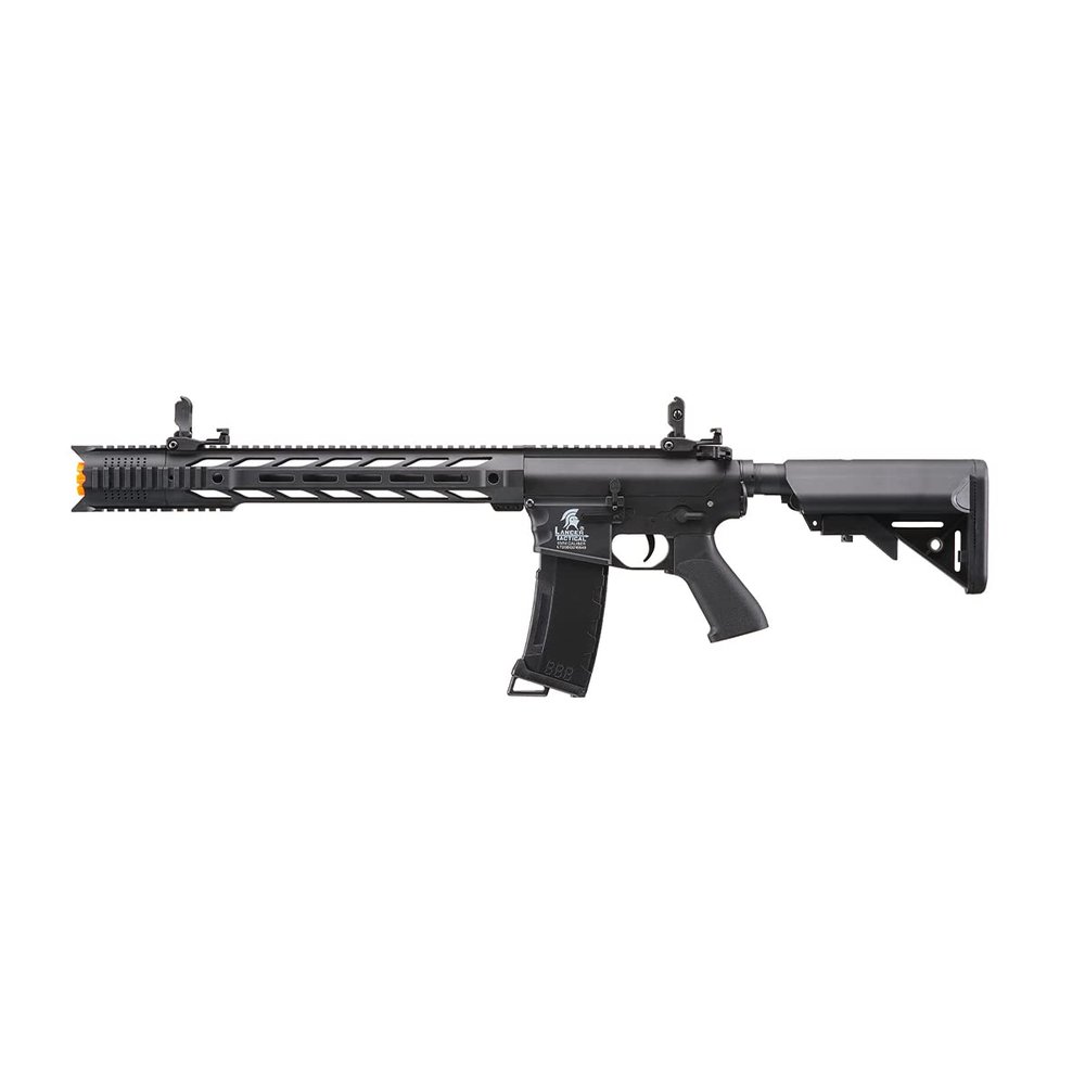 Lancer Tactical Gen 2 Polymer Airsoft M4 Interceptor SPR AEG with High Speed Airsoft Magazine (Gun Only-Airsoft Speed Loader Included)
