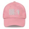 CreativeTees4You Reel Cool Pops Fishing Fisherman Gift Embroidered Dad Hat Adjustable Cotton Cap Pink view 1
