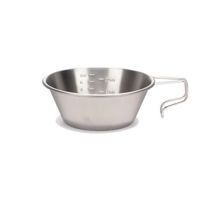 Snow Peak Unisex's E-204 Titanium Backpackers Cup, Silver, 322ml
