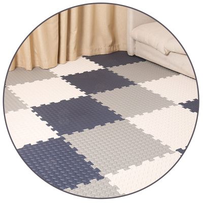AYLYHD Foam Floor Mat Tiles Splicing Interlocking Carpet Tiles Dormitory Floor Mats Bedroom Crawling Mat Soft and Comfortable Thicken 2.5cm Puzzle Climbing Mat 30x30cm/60x60cm