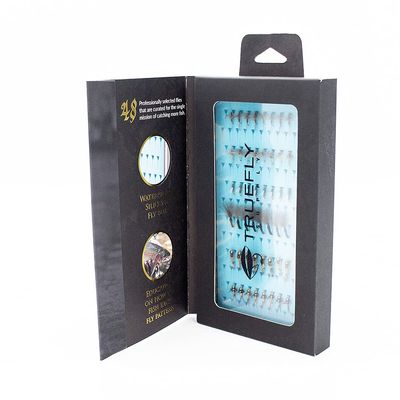 TrueFly Supply Private Reserves Mayfly Fly Collection 48 Fly Fishing Flies in a Waterproof Fly Box for Dry Fly & Wet Fly Fishing Fly Assortment
