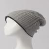 DAISHA Warm Unisex Cashmere Knit Earflap Skull Cap,Fashion Double Layer, Christmas and Birthday Gift. Black view 4