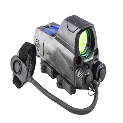 MEPROLIGHT MEPRO MOR Multi-Purpose Reflex Electro Optic Red Dot with Active and Passive Illumination, 2.2 MOA Bullseye, IR Pointer and red Visible Pointer.
