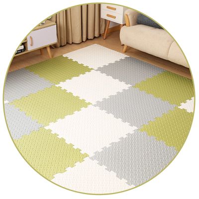 AYLYHD Foam Floor Mat Tiles Splicing Interlocking Carpet Tiles Dormitory Floor Mats Bedroom Crawling Mat Soft and Comfortable Thicken 2.5cm Puzzle Climbing Mat 30x30cm/60x60cm