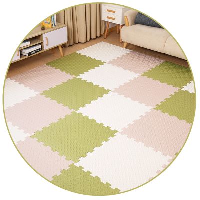 AYLYHD Foam Floor Mat Tiles Splicing Interlocking Carpet Tiles Dormitory Floor Mats Bedroom Crawling Mat Soft and Comfortable Thicken 2.5cm Puzzle Climbing Mat 30x30cm/60x60cm