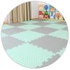 AYLYHD Foam Floor Mat Tiles Splicing Interlocking Carpet Tiles Dormitory Floor Mats Bedroom Crawling Mat Soft and Comfortable Thicken 2.5cm Puzzle Climbing Mat 30x30cm/60x60cm view 1