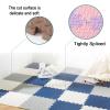 AYLYHD Foam Floor Mat Tiles Splicing Interlocking Carpet Tiles Dormitory Floor Mats Bedroom Crawling Mat Soft and Comfortable Thicken 2.5cm Puzzle Climbing Mat 30x30cm/60x60cm view 4