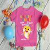 Baby Shark Doo Doo Shirt - Cute Party Tee for 1st or 2nd Birthday, Fun T-Shirt for Infant, Toddler Boys and Girls 12M Pink view 4