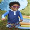 Mud Pie Boys Toddler Swim Trunks, Crab, Large view 2